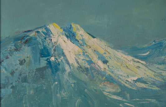 ESTEBAN GRUNWALD ALSGE | WINTERLANDSCHAFT MIT SCHNEE | UNGARISCH-SPANISCHE SCHULE (20. JAHRHUNDERT) | ÖL AUF LEINWAND