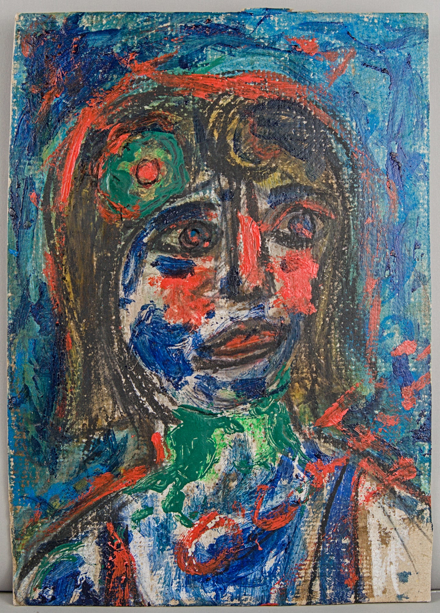 JOSÉ PÉREZ OCAÑA | RETRATO FEMENINO | ACRÍLICO SOBRE TABLA | ICONO DE LA TRANSICIÓN