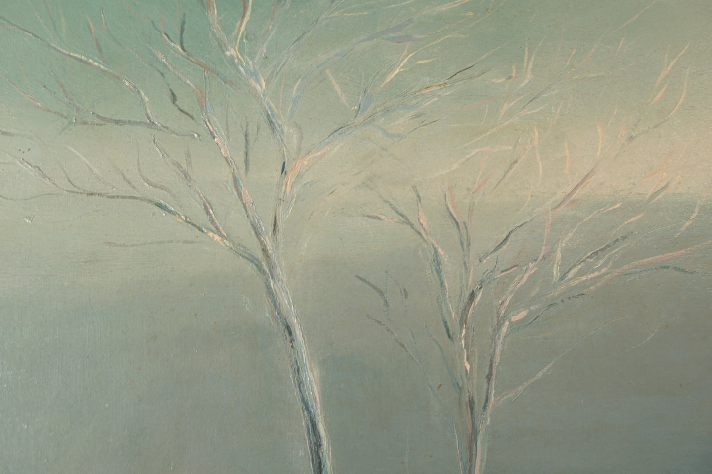Antonio Hervás Amezcua | Paisaje en Silencio Absoluto | Óleo de Atmósfera Introspectiva (1981)