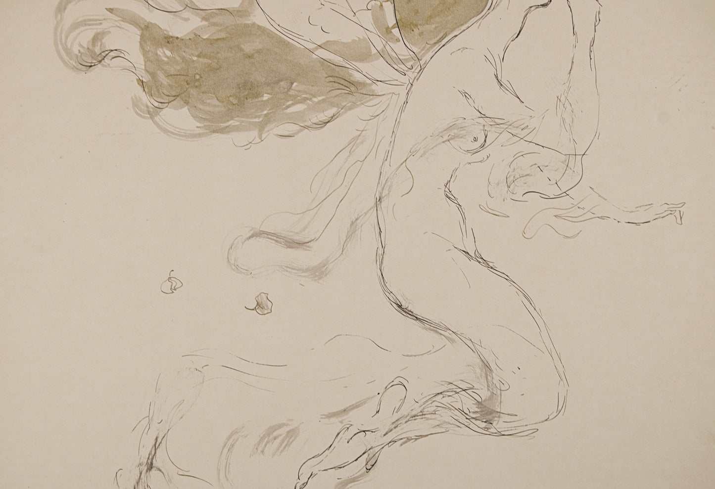 JOSÉ GARCÍA OCEJO | EL HADA DEL SILENCIO (1972) | DIBUJO ORIGINAL | GENERACIÓN DE LA RUPTURA