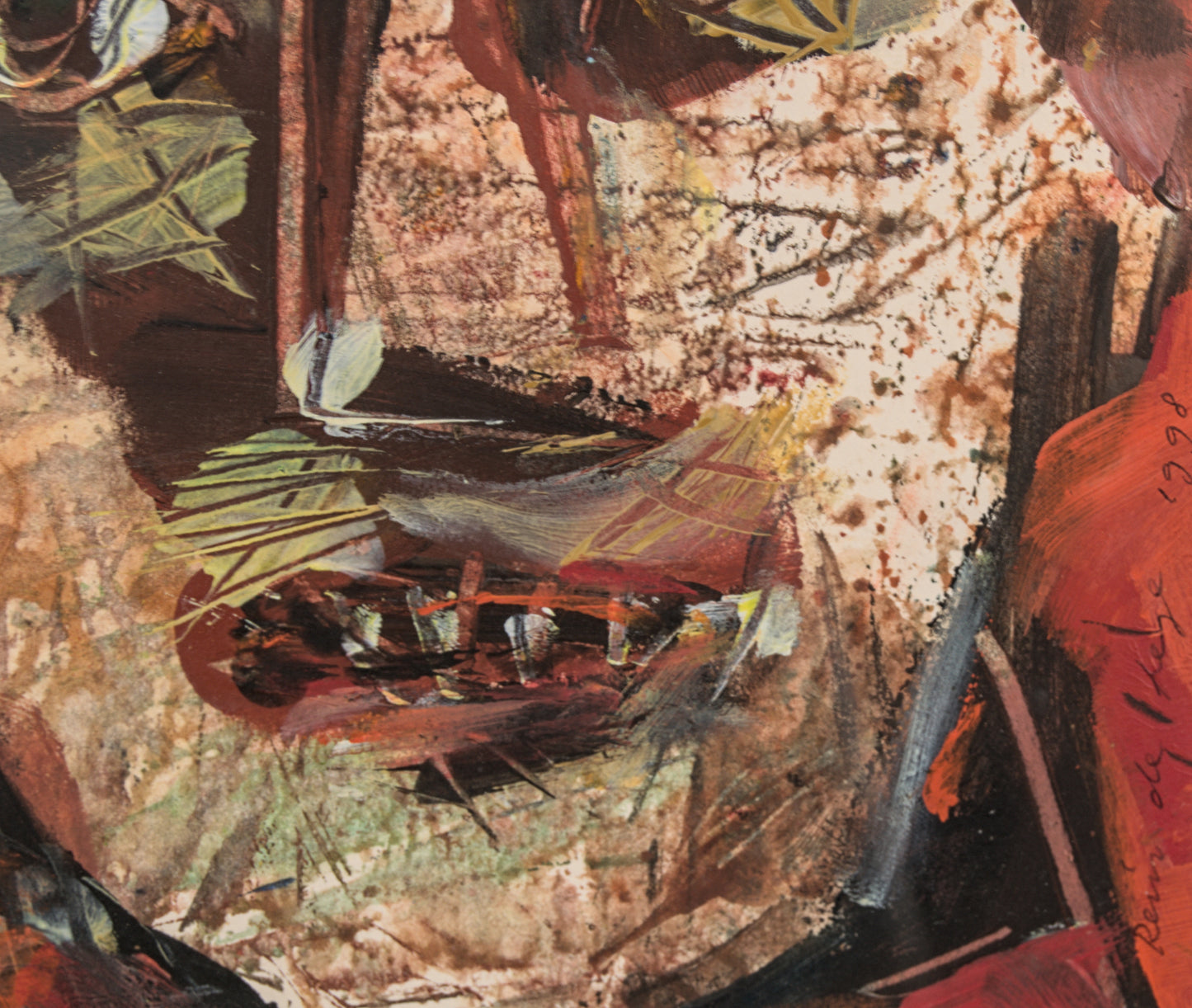 Rein de Lege | Tríptico de Retratos Expresionistas | Técnica Mixta | 1998