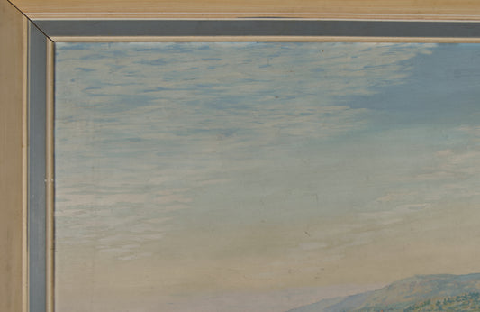 BALBINO COSTA | ANSICHT EINER RUHIGEN RIA | ATMOSPHÄRISCHES LICHT | ÖL AUF LEINWAND