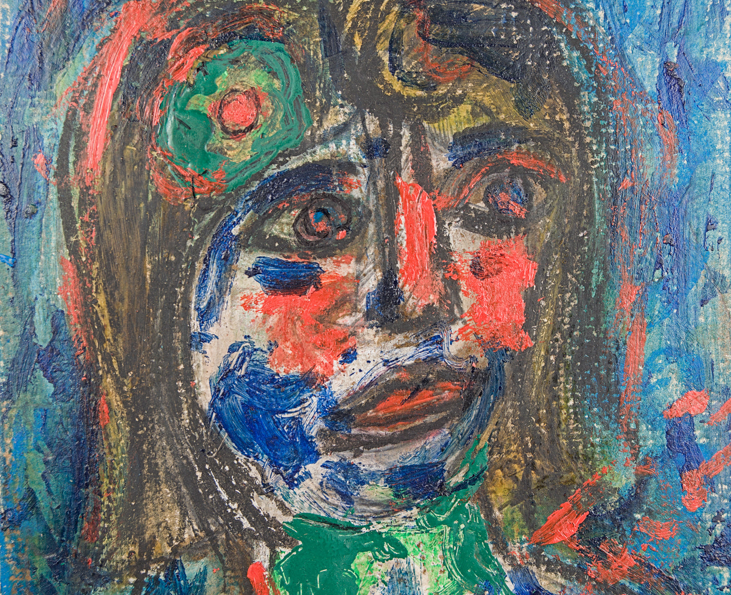 JOSÉ PÉREZ OCAÑA | RETRATO FEMENINO | ACRÍLICO SOBRE TABLA | ICONO DE LA TRANSICIÓN