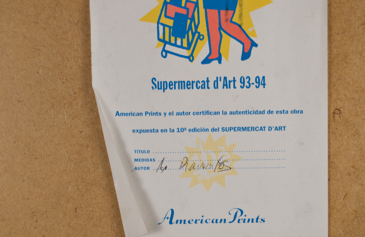 MA RAVENTÓS | TRÄUMIGE LANDSCHAFT MIT TEXTUREN UND MOND | MATERIALINFORMALISMUS | GEMISCHTE MEDIEN AUF PANEL