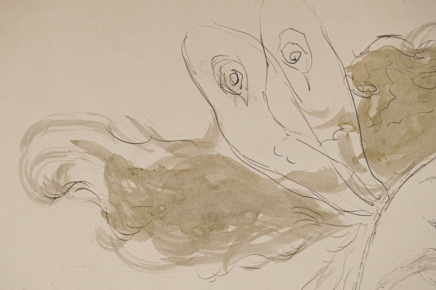 JOSÉ GARCÍA OCEJO | EL HADA DEL SILENCIO (1972) | DIBUJO ORIGINAL | GENERACIÓN DE LA RUPTURA