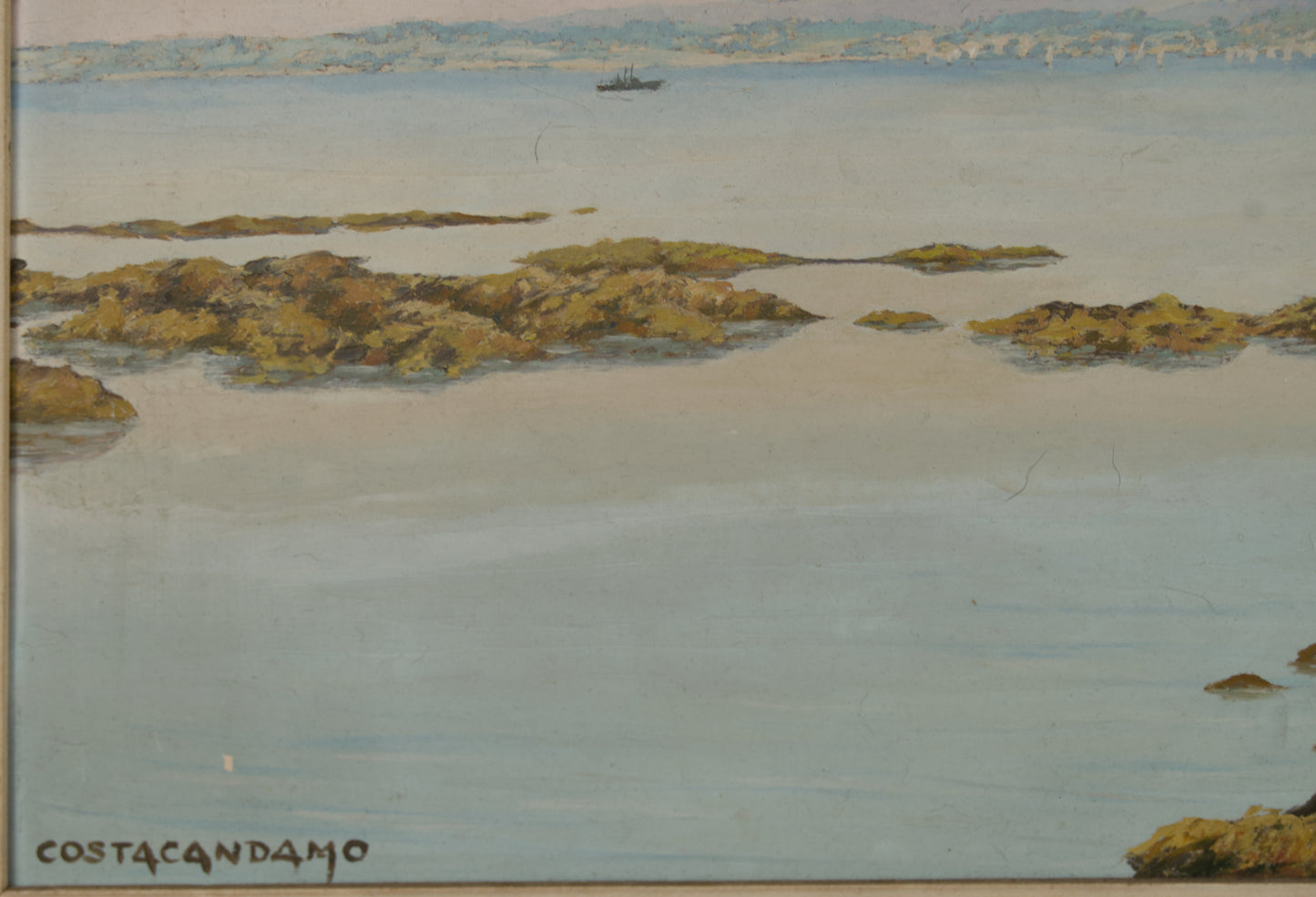 BALBINO COSTA | ANSICHT EINER RUHIGEN RIA | ATMOSPHÄRISCHES LICHT | ÖL AUF LEINWAND