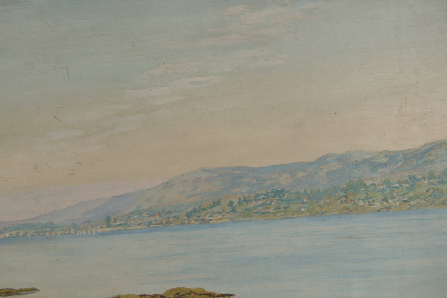 BALBINO COSTA | ANSICHT EINER RUHIGEN RIA | ATMOSPHÄRISCHES LICHT | ÖL AUF LEINWAND