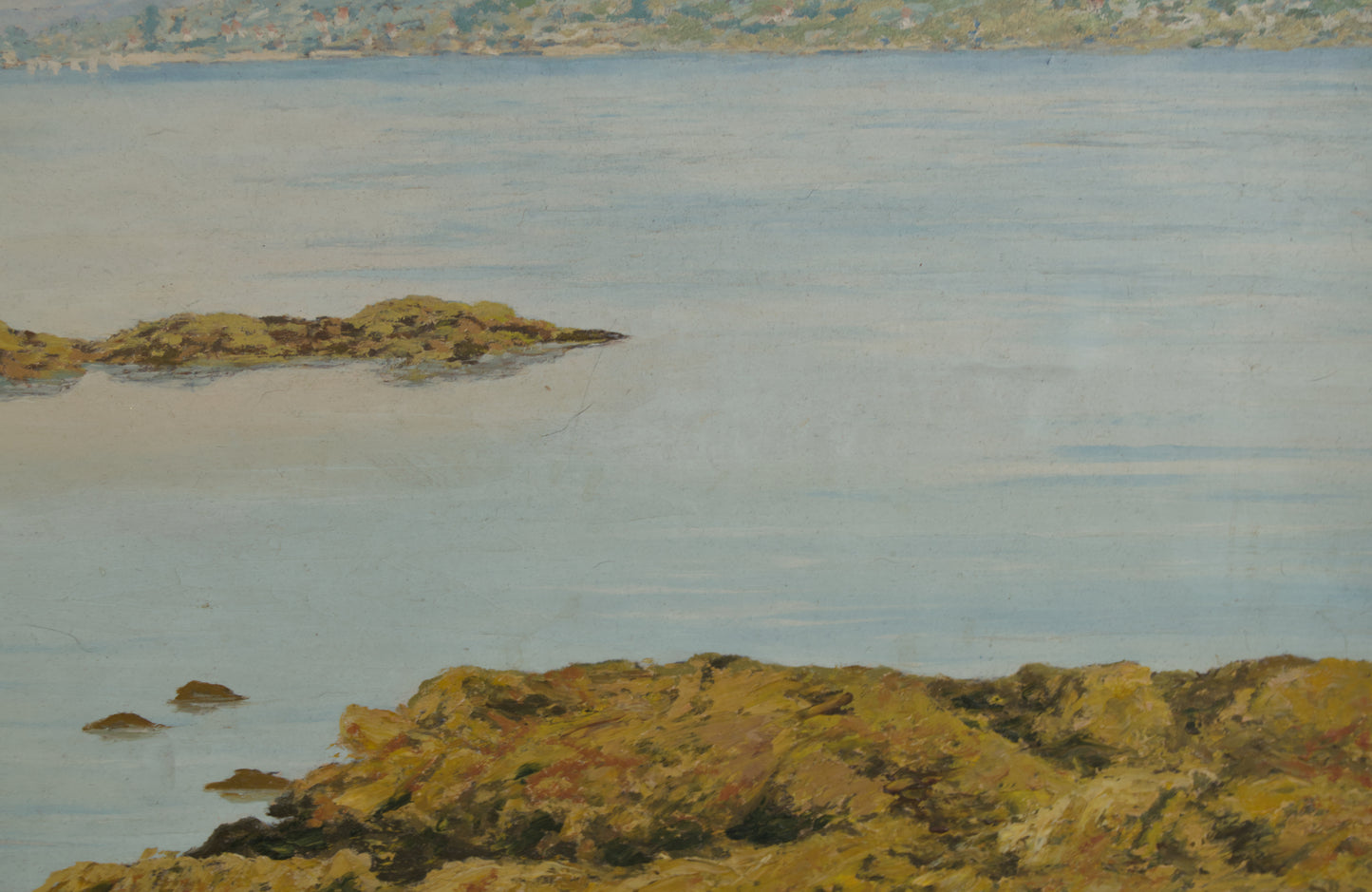 BALBINO COSTA | ANSICHT EINER RUHIGEN RIA | ATMOSPHÄRISCHES LICHT | ÖL AUF LEINWAND