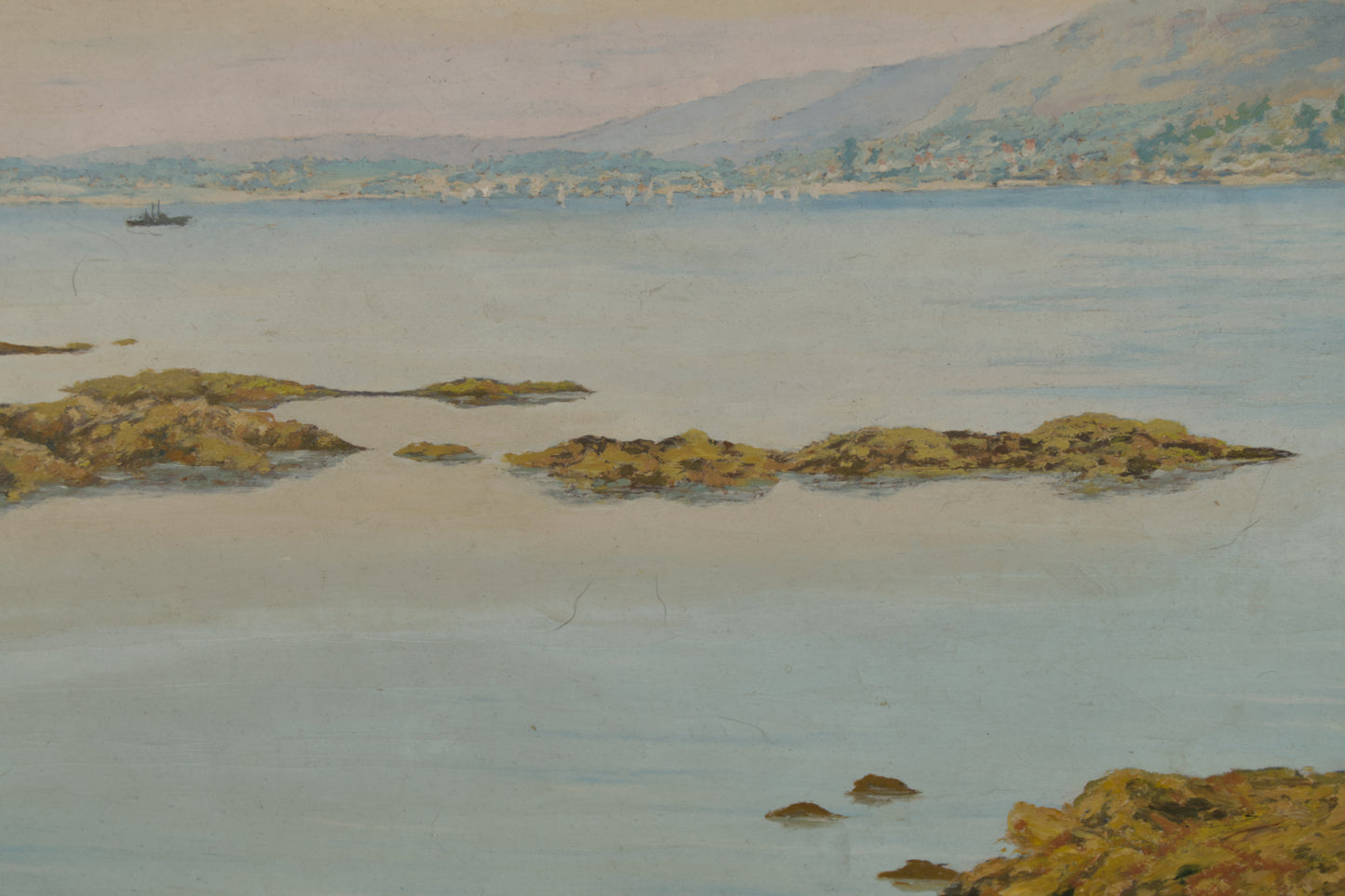 BALBINO COSTA | ANSICHT EINER RUHIGEN RIA | ATMOSPHÄRISCHES LICHT | ÖL AUF LEINWAND