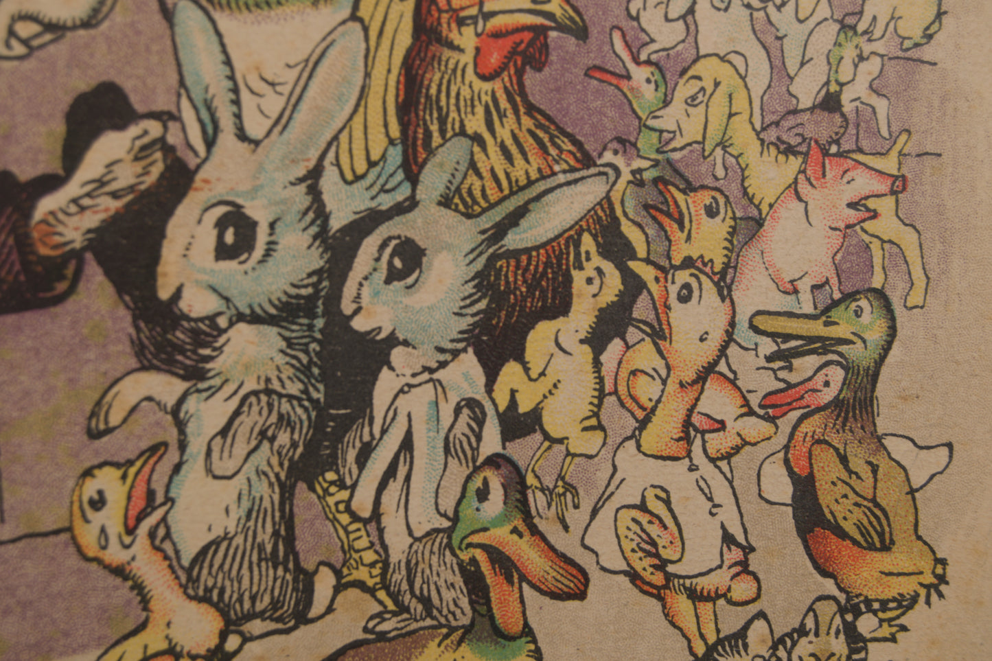 JOAN LLAVERÍAS | LA LECCIÓN Y LA AMENAZA | ILUSTRACIÓN A COLOR | MODERNISMO CATALÁN