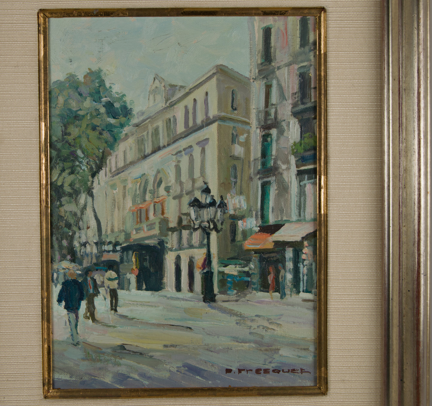 Pascual Fresquet Almurín | Paisaje Urbano Impresionista | Óleo Original sobre Lienzo
