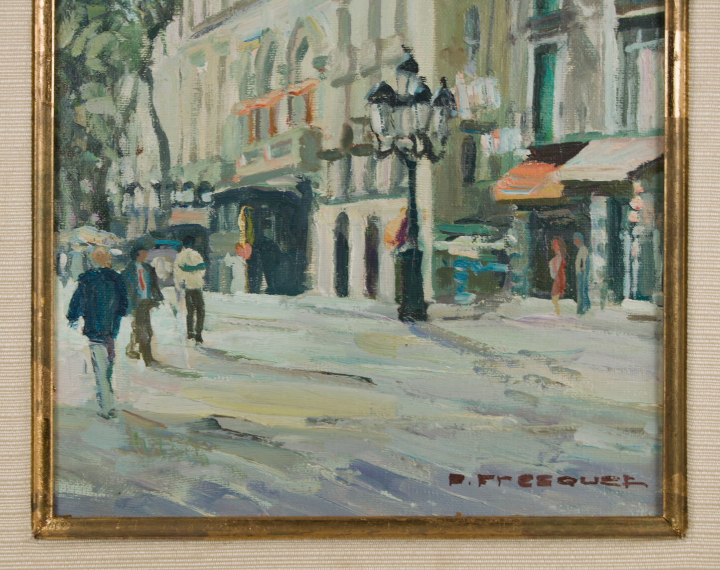 Pascual Fresquet Almurín | Paisaje Urbano Impresionista | Óleo Original sobre Lienzo