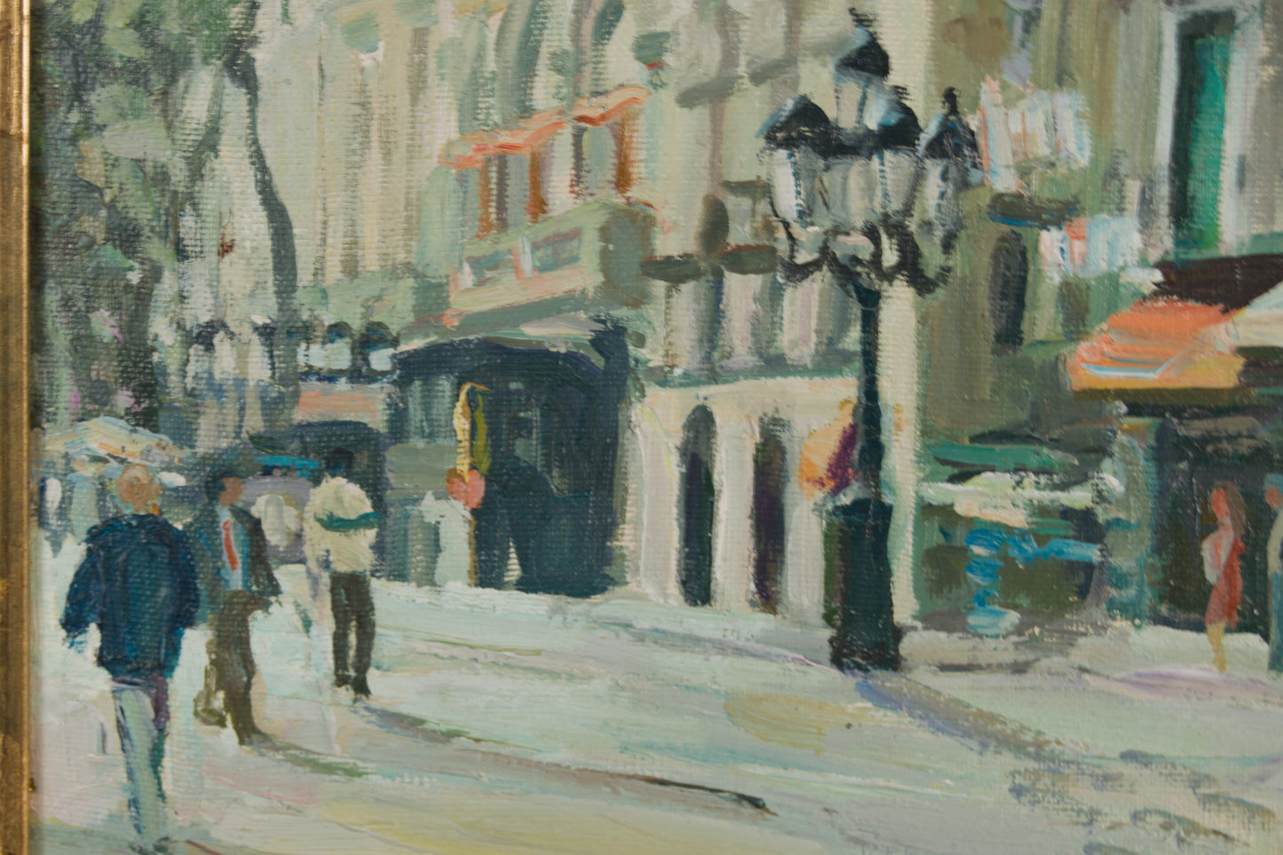 Pascual Fresquet Almurín | Paisaje Urbano Impresionista | Óleo Original sobre Lienzo