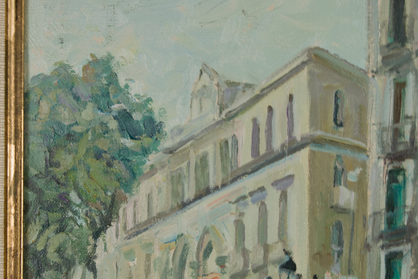 Pascual Fresquet Almurín | Paisaje Urbano Impresionista | Óleo Original sobre Lienzo