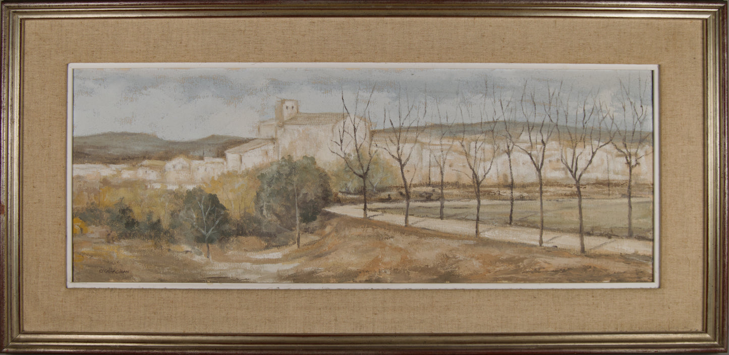 ÁNGEL O'CALLAGHAN: KASTILIANISCHE LANDSCHAFT | SPANISCHE MALEREI