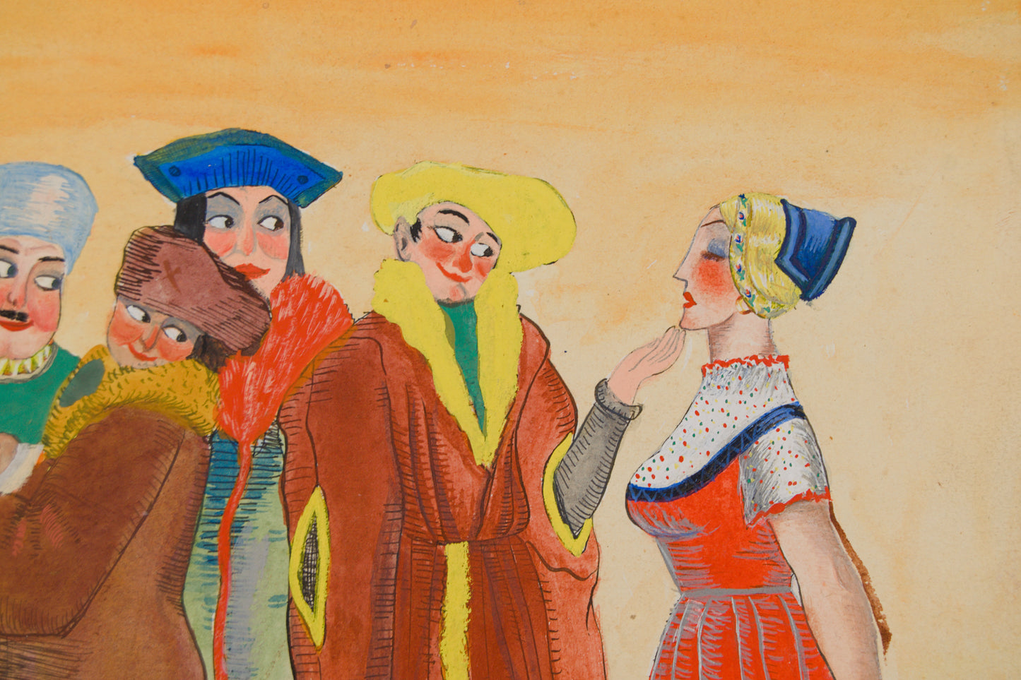 PERE OLIVER | LA SÁTIRA DEL VENCEDOR (1939) | TÉCNICA MIXTA | DOCUMENTO HISTÓRICO