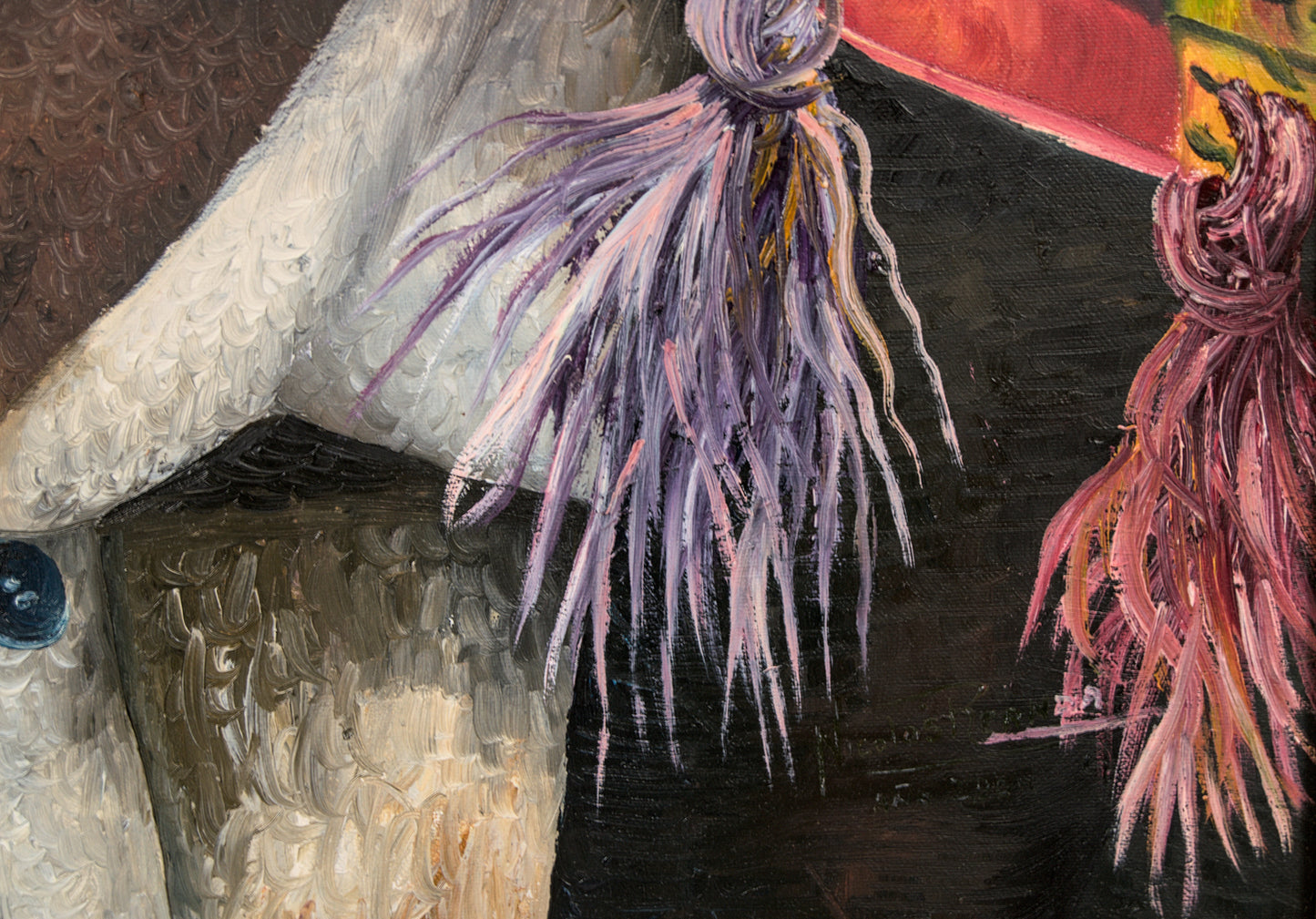 Nicolás Reanda | Escuela Tz'utujil: Retrato Indigenista Guatemalteco | Óleo sobre Lienzo