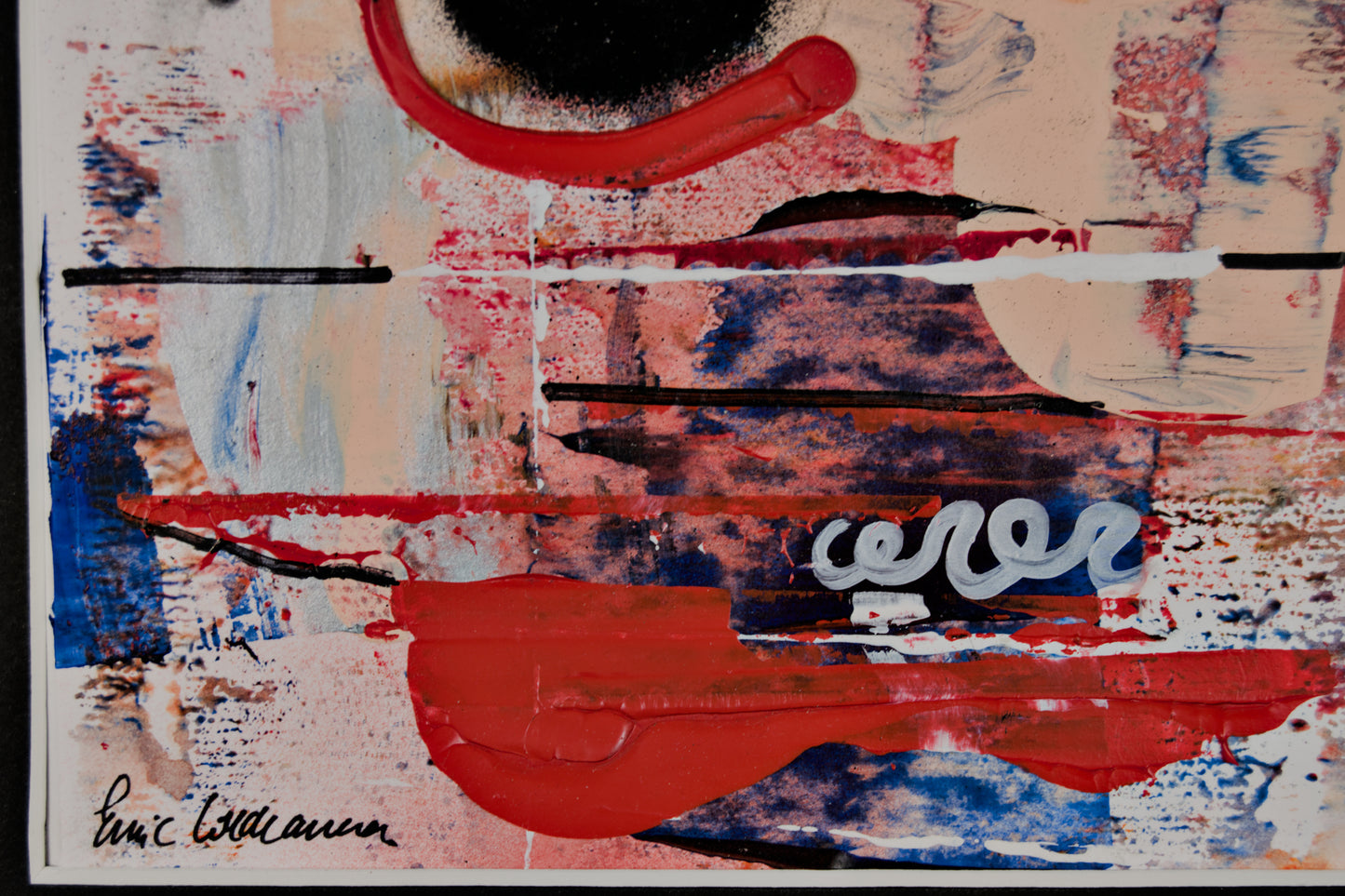 Enric Colldecarrera | Composición Gestual | Técnica Mixta Original sobre Papel
