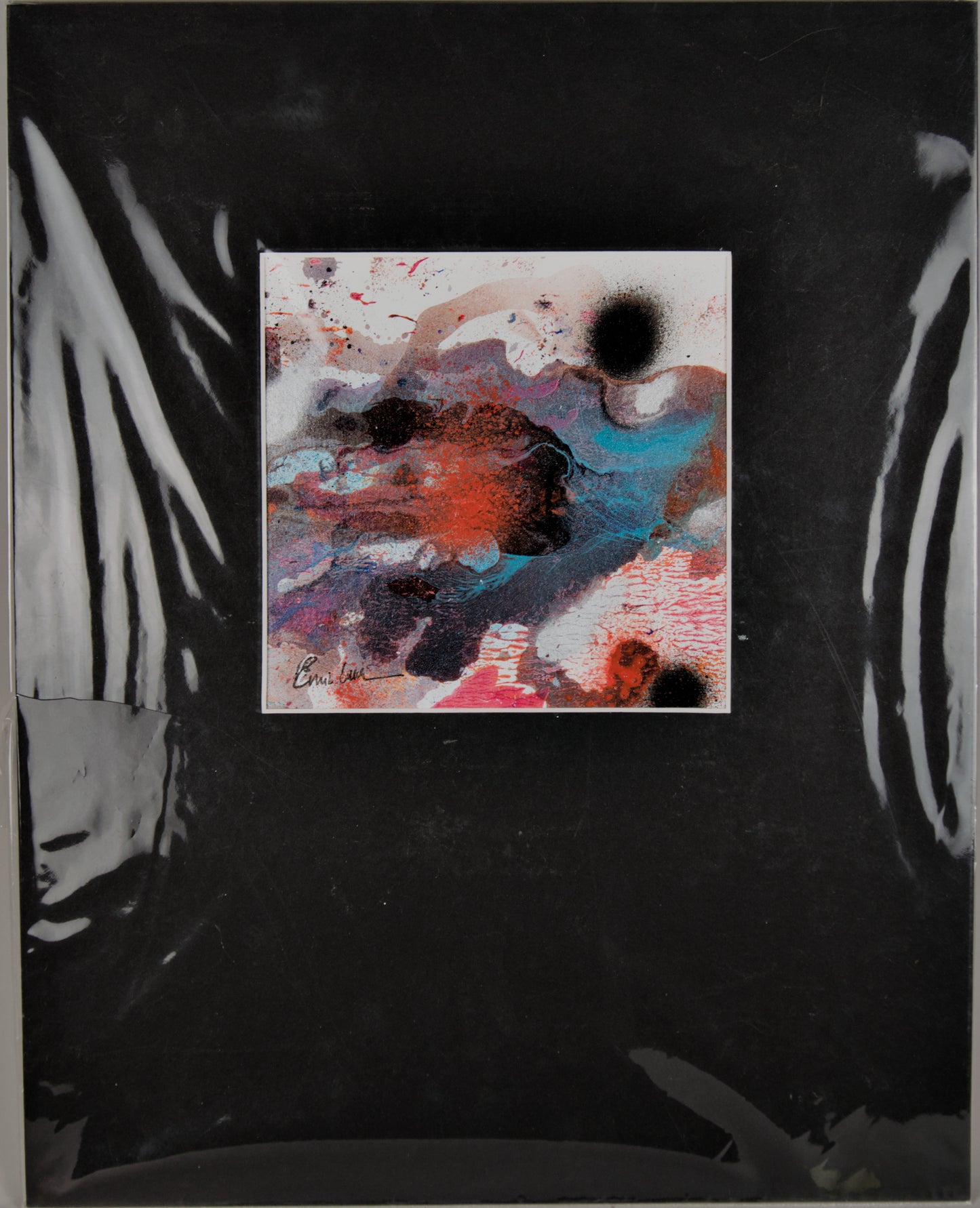 Enric Colldecarrera | Abstracción Atmosférica | Técnica Mixta Original (Estado Mint)