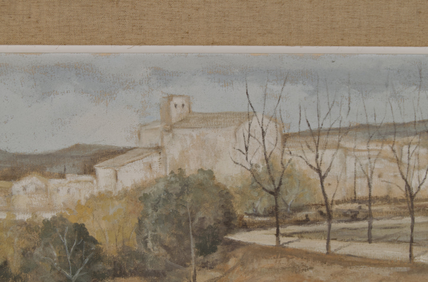 ÁNGEL O'CALLAGHAN: KASTILIANISCHE LANDSCHAFT | SPANISCHE MALEREI