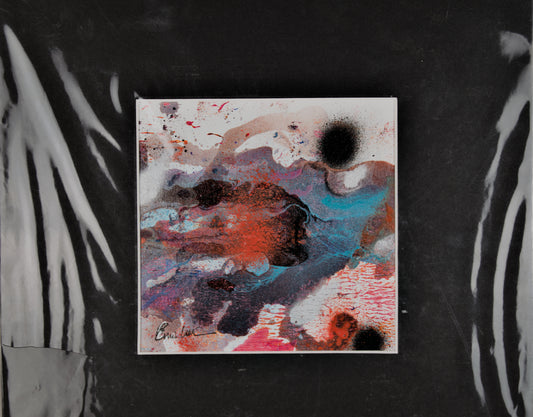 Enric Colldecarrera | Abstracción Atmosférica | Técnica Mixta Original (Estado Mint)