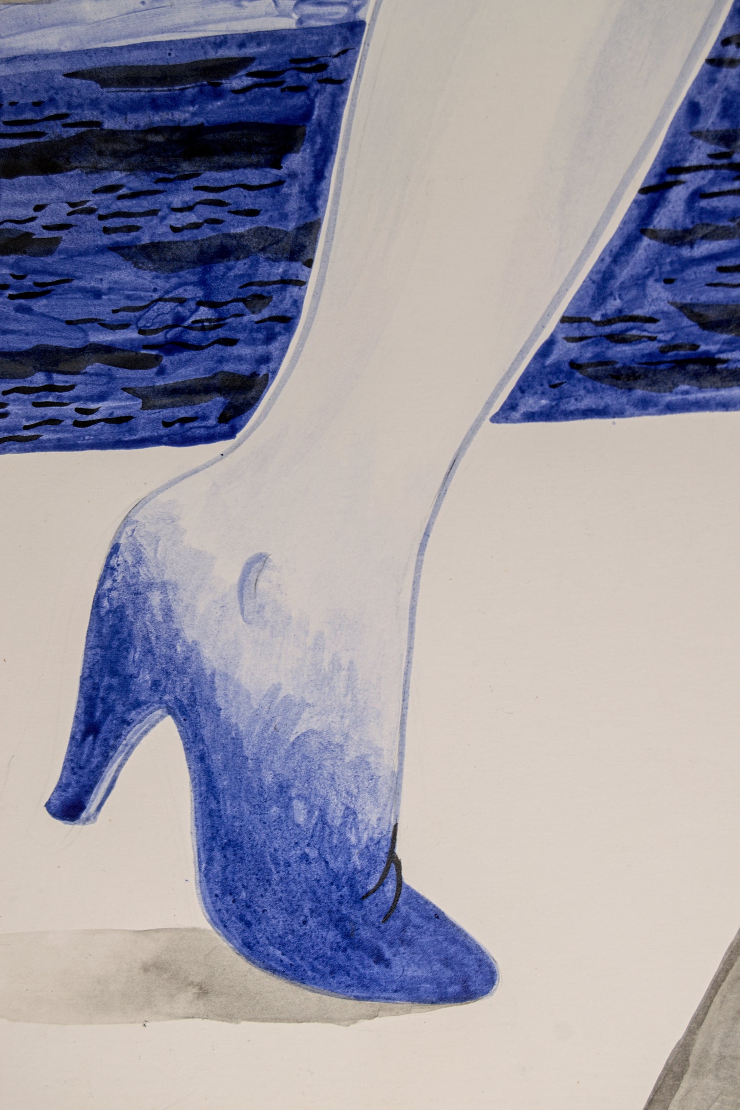 Gerard Sala | "Eixir" (Figura Femenina) | Técnica Mixta sobre Papel | 1994