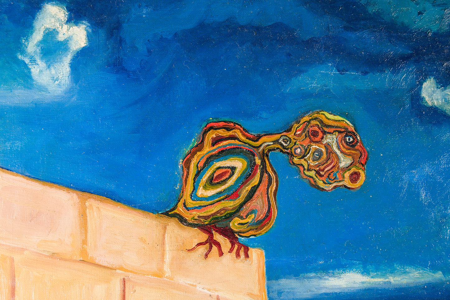 Lerke | Paisaje Surrealista y Abstracción Biomórfica | Óleo surrealista | 1978