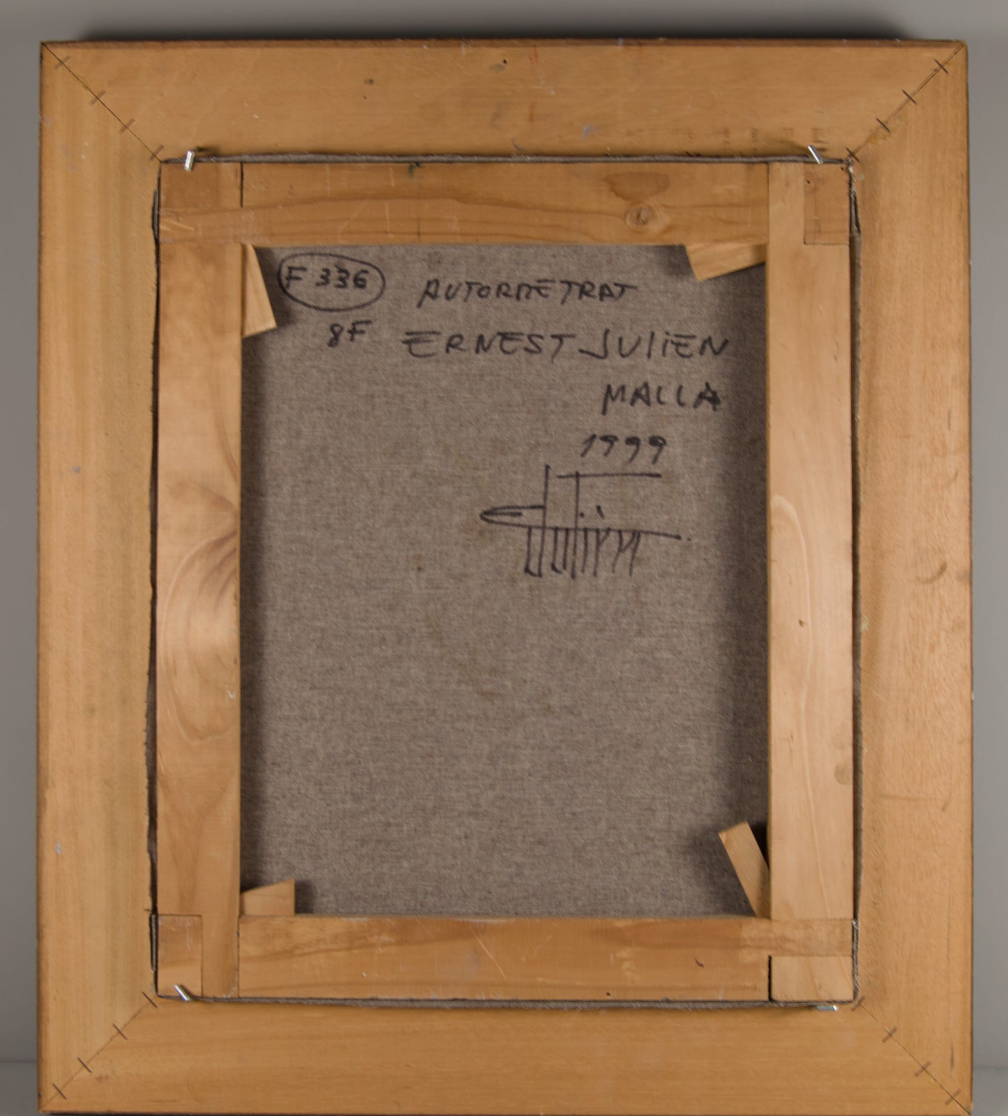 ERNEST JULIEN MALLA (1927–2022) | SELBSTPORTRÄT IM ERNEUTEN LEBEN | FAUVE-EXPRESSIONISMUS | ÖL AUF LEINWAND