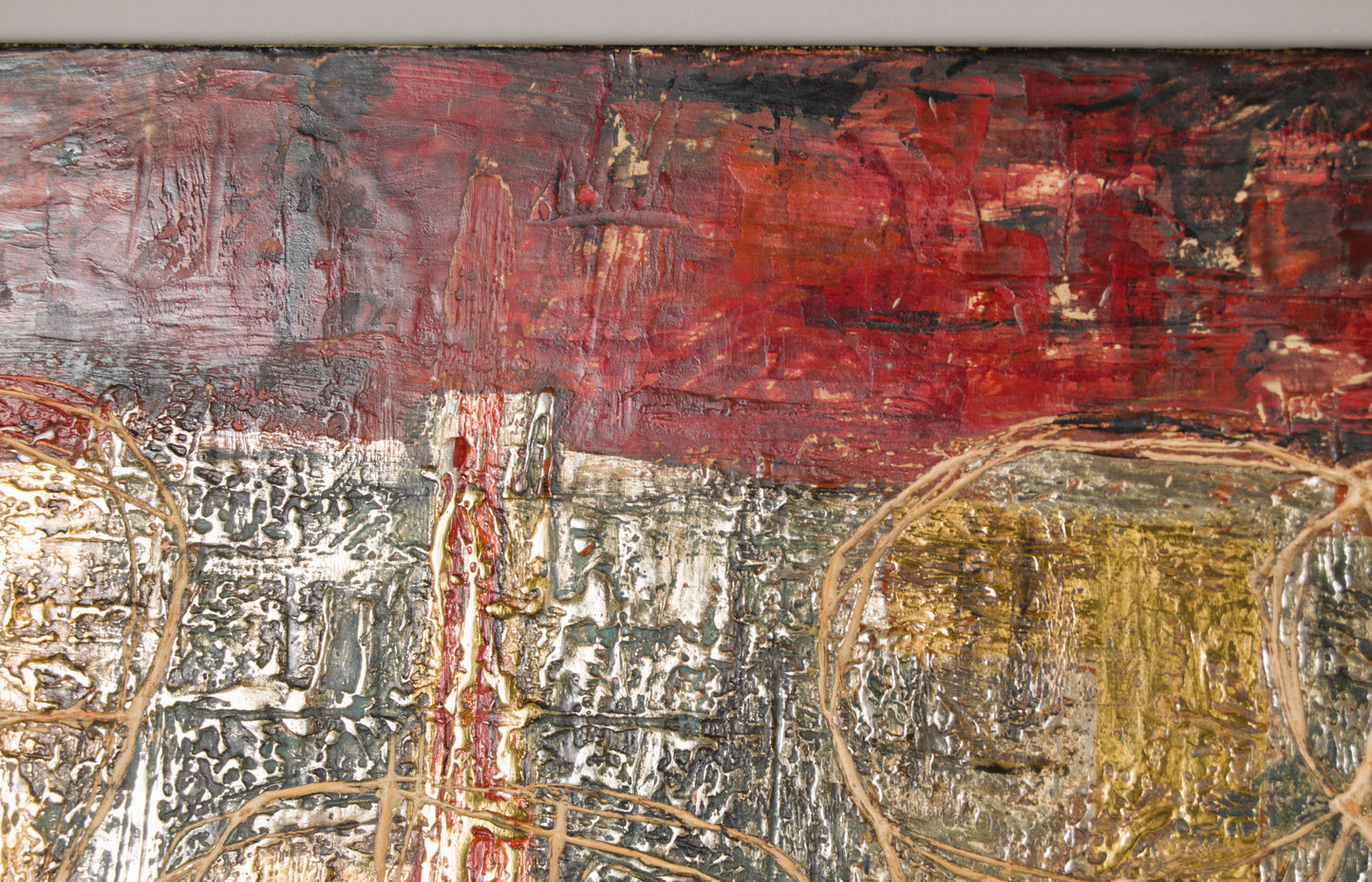 JORDI VILA RUFAS | DER KELCH-FRIEZE | HEILIGE ABSTRAKTION | GEMISCHTE TECHNIK AUF HOLZ