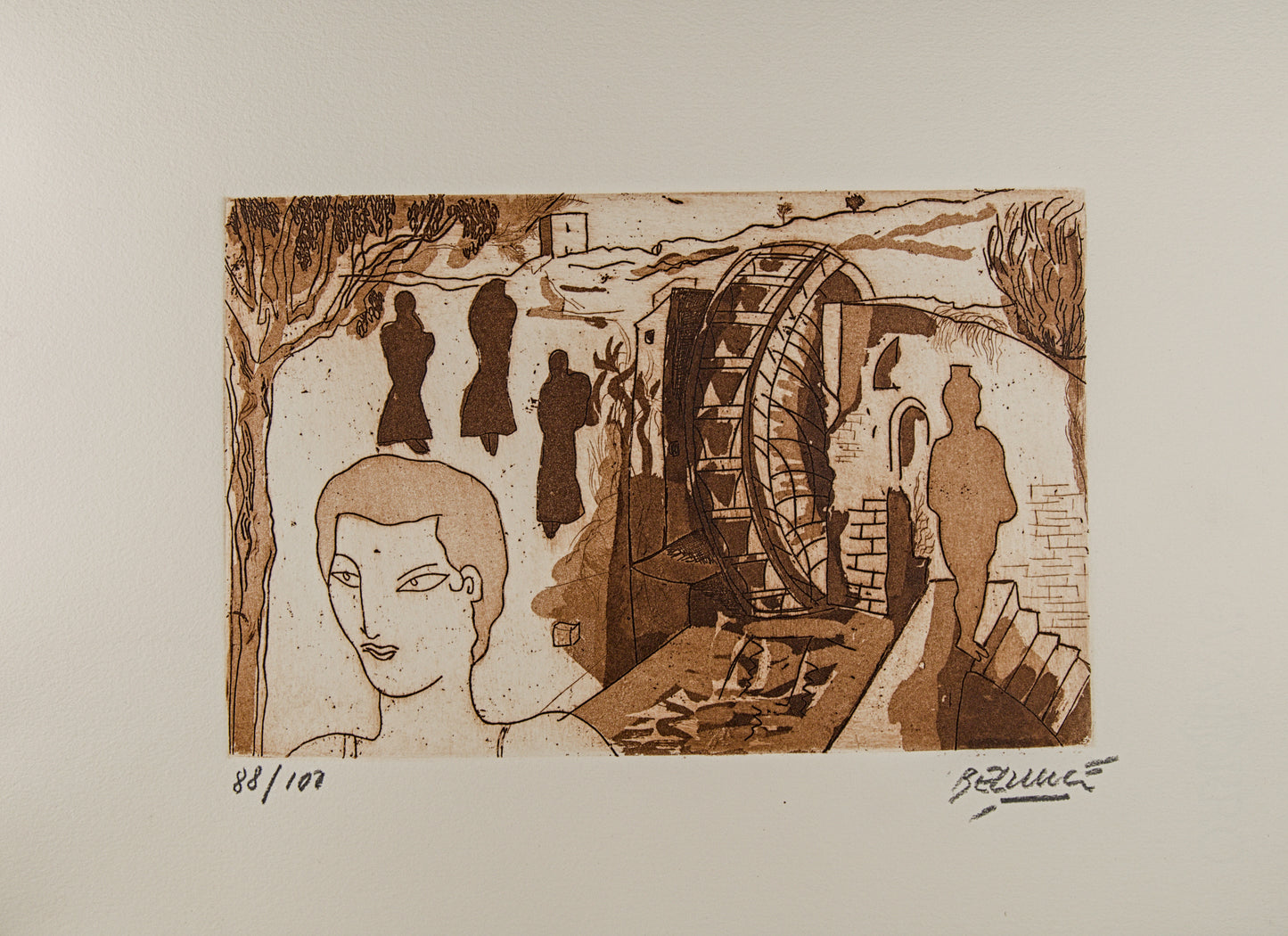 MANOLO BELZUNCE | LAS MIL Y UNA NOCHES (CARPETA DE 4 GRABADOS) | OBRA GRÁFICA ORIGINAL | AGUAFUERTE