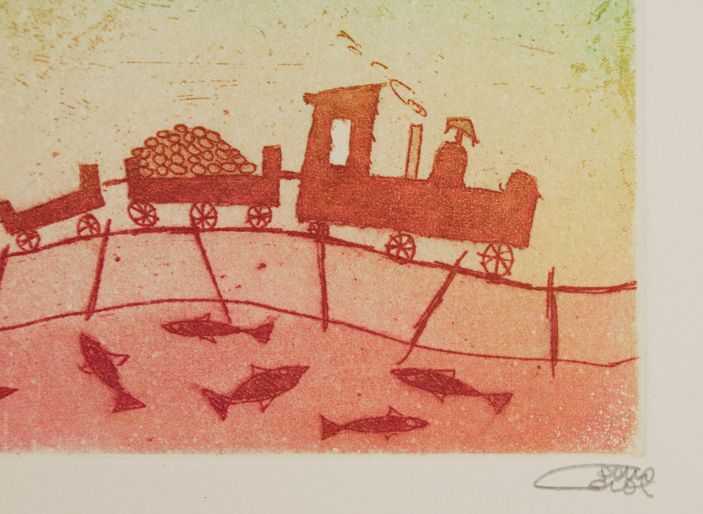 ALEXANDRA DOMÍNGUEZ | COMPOSICIÓN LÍRICA: PAISAJE ONÍRICO | REALISMO MÁGICO | GRABADO CALCOGRÁFICO (37/175)
