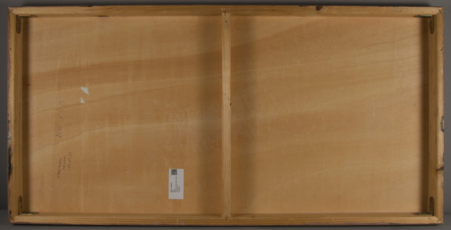 BORJA GUIJARRO | "VELOCE": Pop-Komposition mit Motorrad und Figuren | Klare Linien / Neo-Pop | Mischtechnik