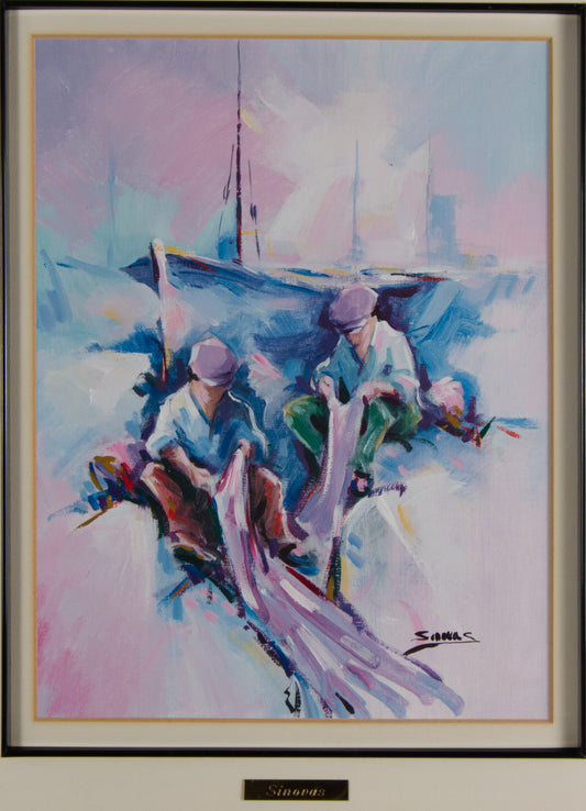 UIS SINOVAS | FISCHER FEHLER NETZE | SCHULE VALLADOLID | ACRYL AN BORD