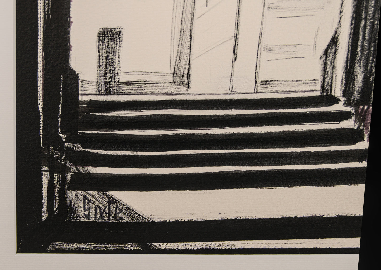 Sixte Blasco | "Arquitectura de Sombras" | Dibujo Original a Gouache