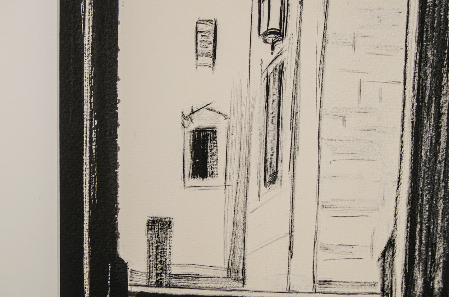 Sixte Blasco | "Arquitectura de Sombras" | Dibujo Original a Gouache