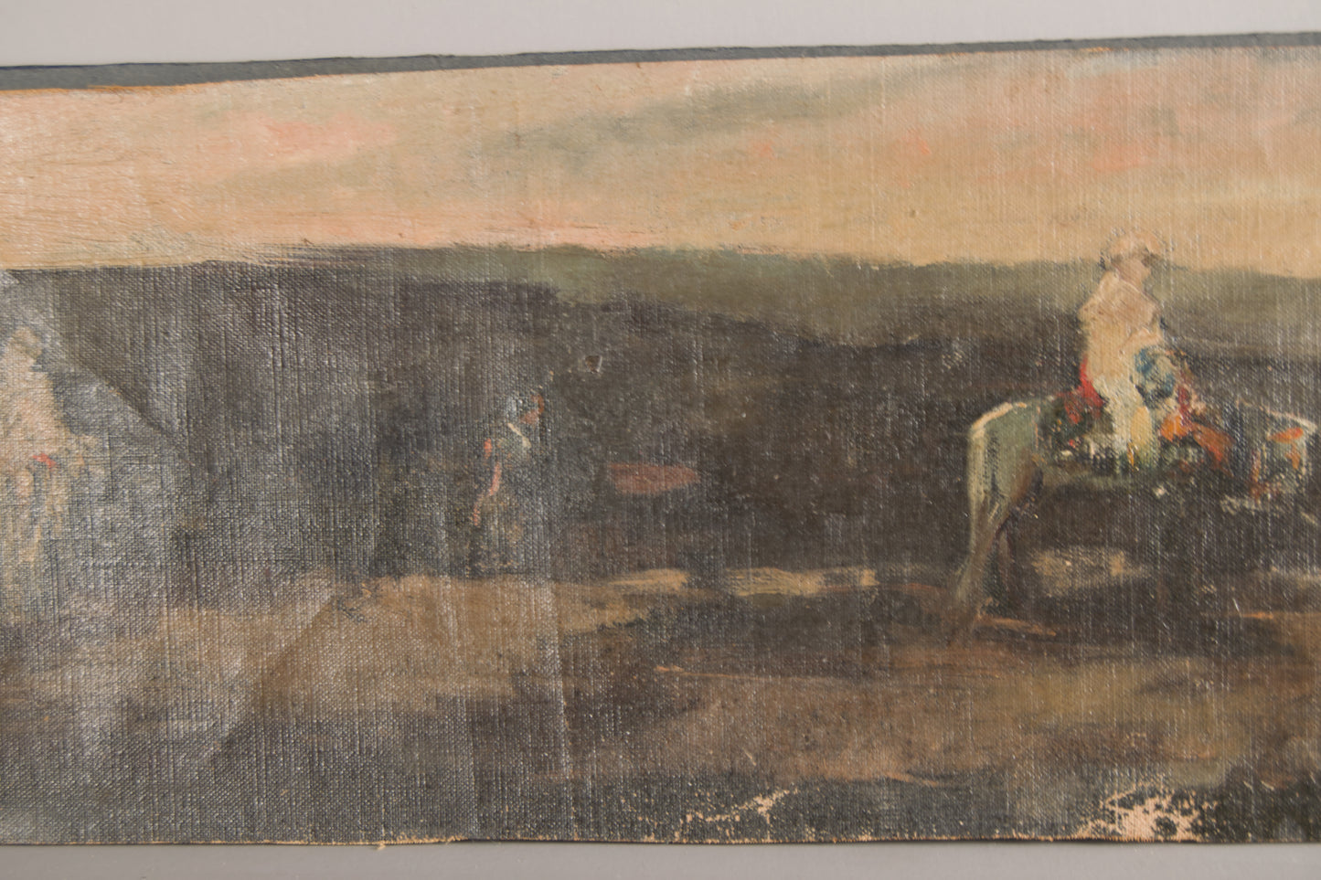 RAMÓN MARTÍ ALSINA | REISENDE IN DER DÄMMERUNG | KATALANISCHER REALISMUS | ÖL AUF LEINWAND