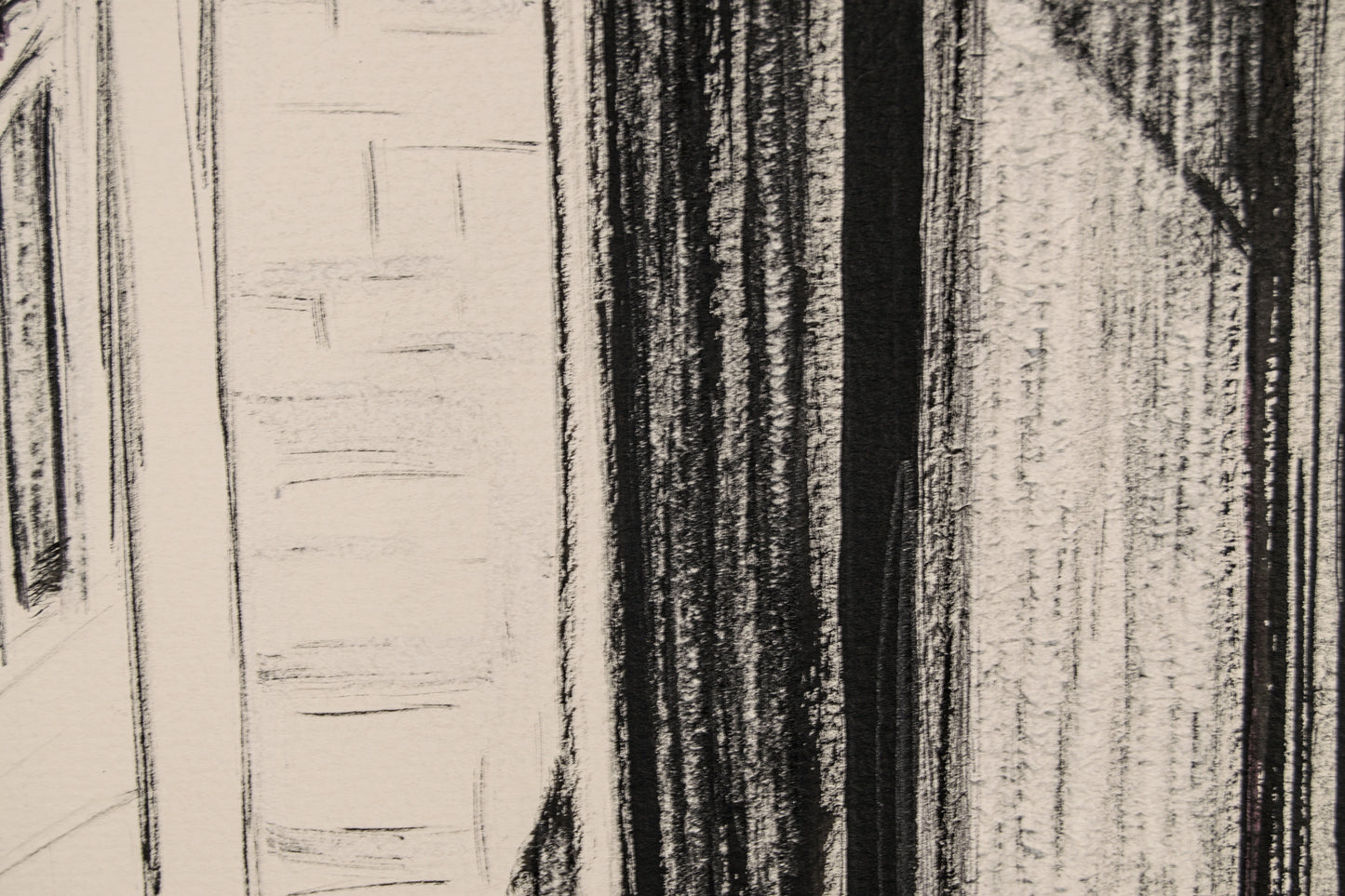 Sixte Blasco | "Arquitectura de Sombras" | Dibujo Original a Gouache