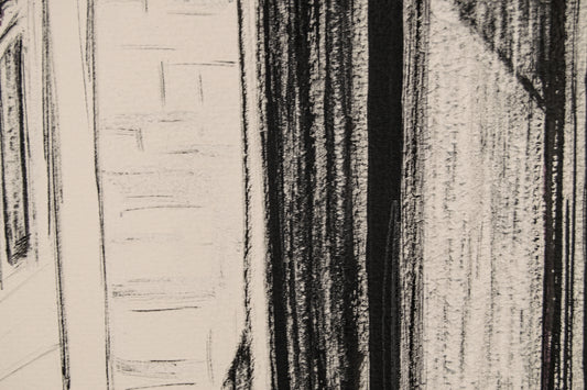 Sixte Blasco | "Arquitectura de Sombras" | Dibujo Original a Gouache