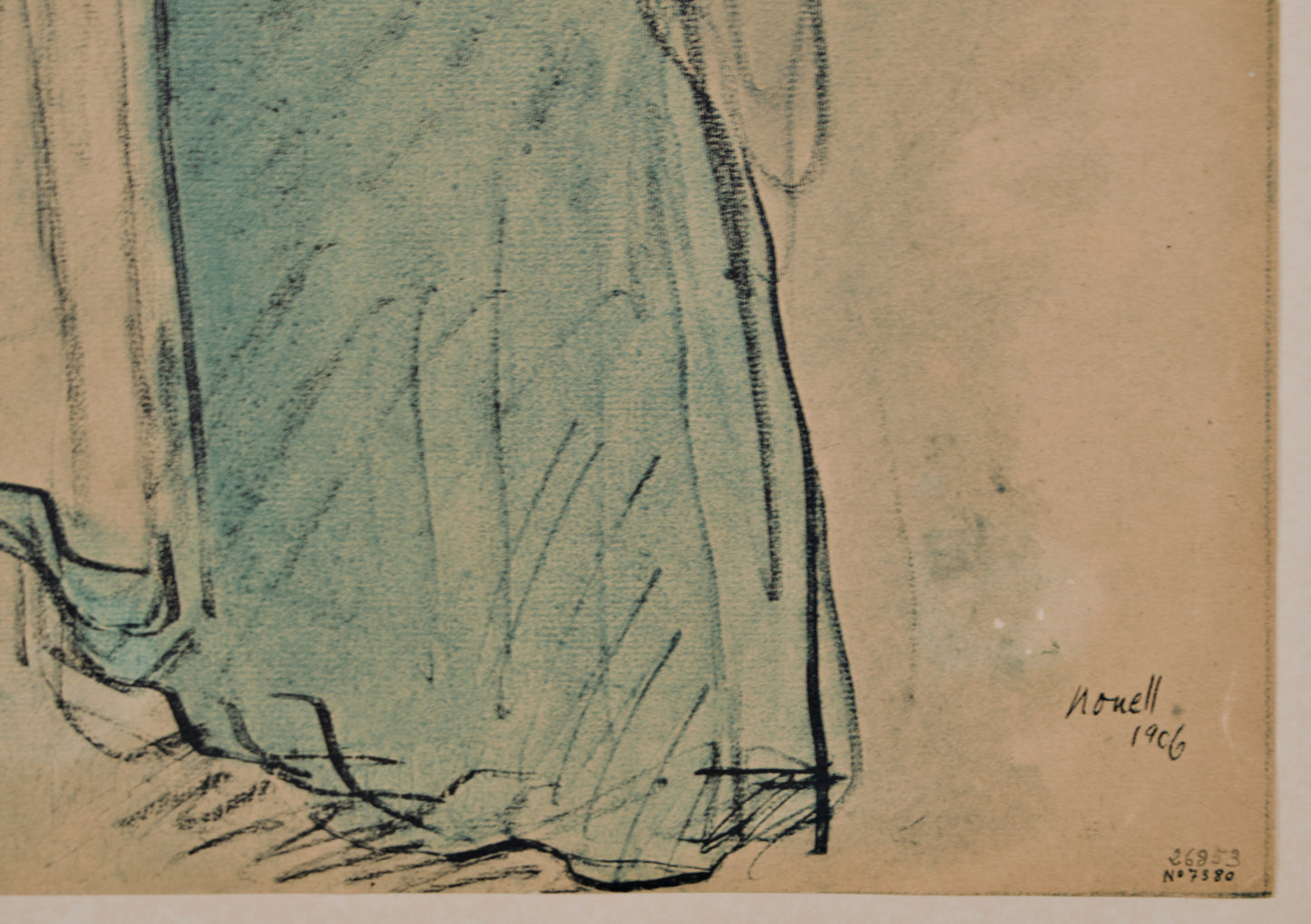 Isidre Nonell | Gitana de Espaldas (1906) | Serigrafía Vintage