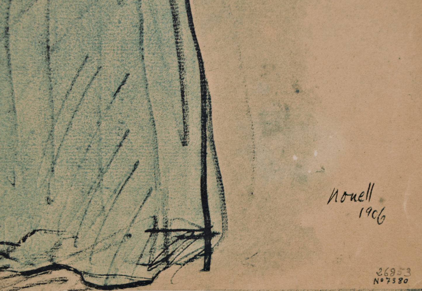 Isidre Nonell | Gitana de Espaldas (1906) | Serigrafía Vintage