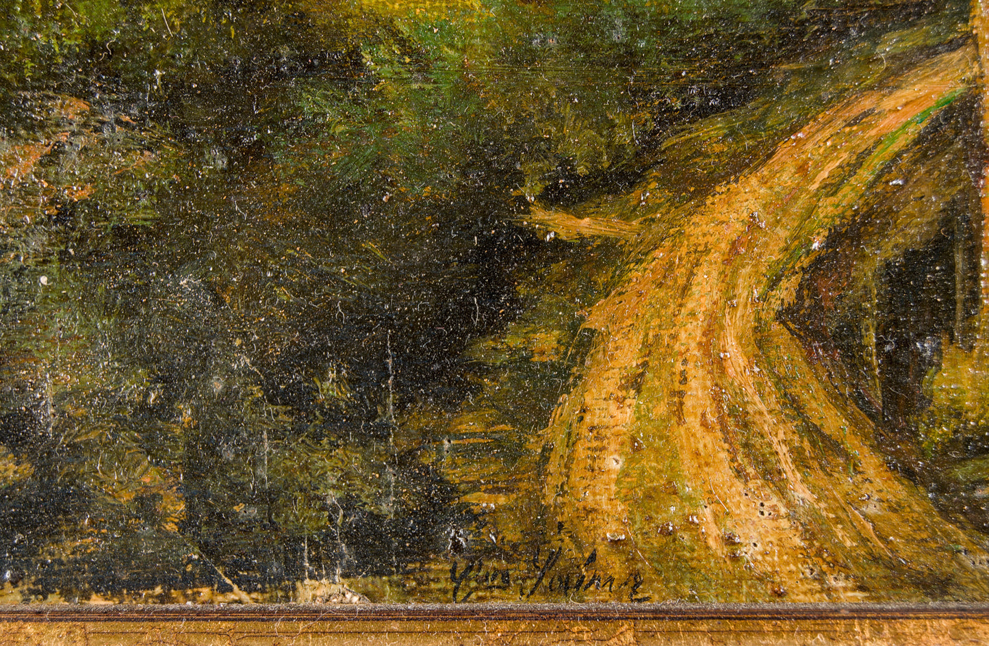 Casimiro Sainz | Apunte del Natural: Paisaje Rural | Óleo sobre Tabla | S. XIX