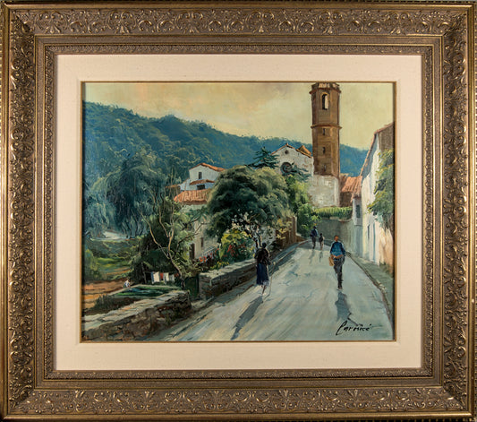 Albert Carner | Costumbrismo Postimpresionista. Escuela Catalana | Óleo sobre Lienzo | S. XX