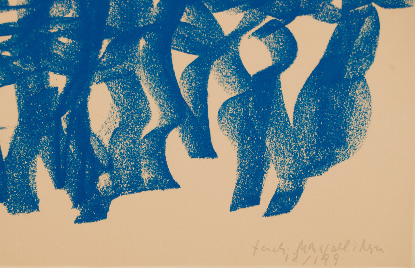 Jordi Maragall i Mira | Poética en Azul (12/199) | Litografía Original