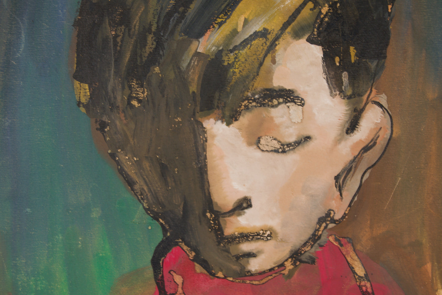 LUIS ANTONIO BERNAL MÁÑEZ | RETRATO INFANTIL: INTROSPECCIÓN FIGURATIVA | ESCUELA VALENCIANA | TÉCNICA MIXTA SOBRE PAPEL