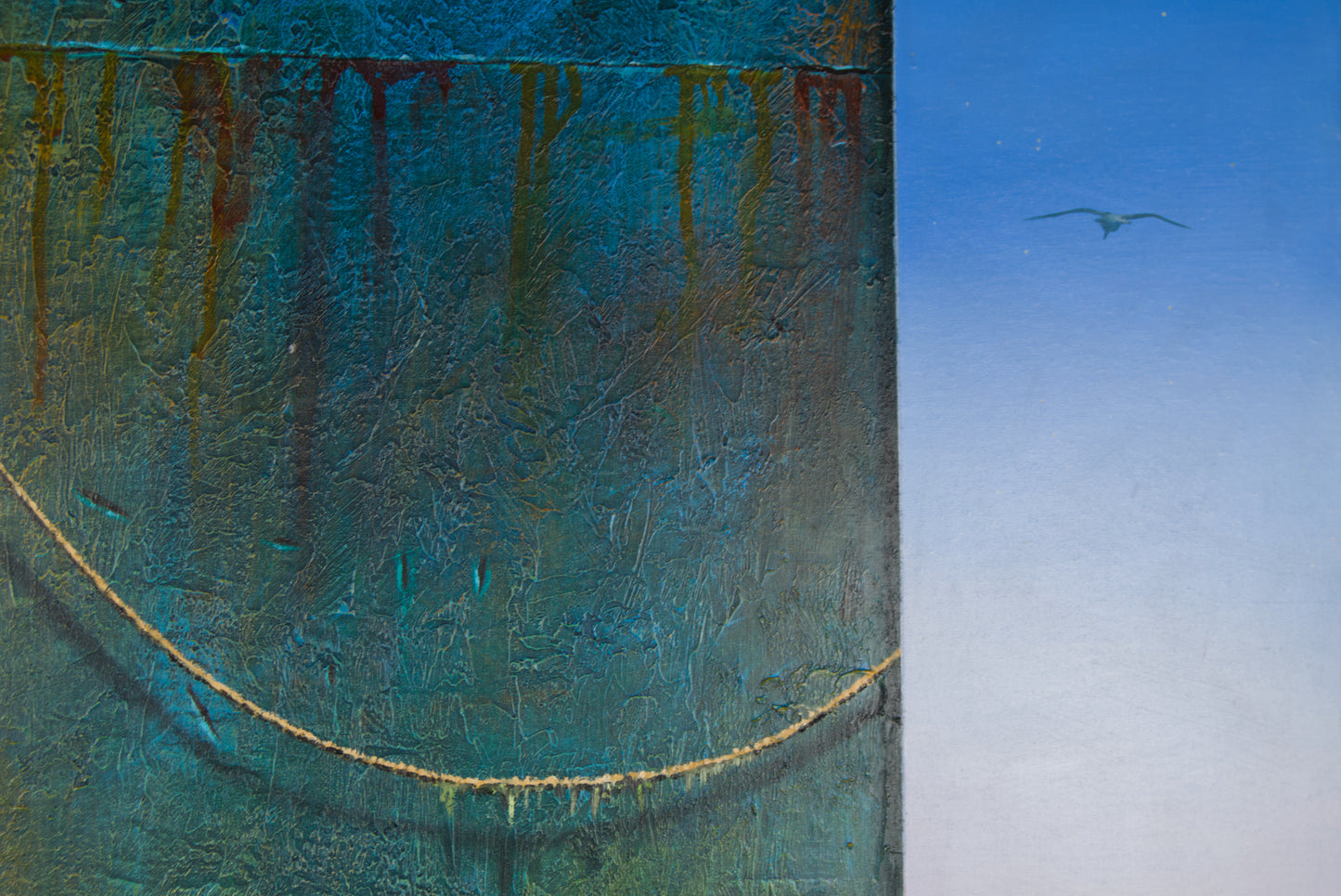 RICARDO MORAGA | TIEMPO DE ÓXIDO (2004) | REALISMO MÁGICO E HIPERREALISMO MATÉRICO | ÓLEO SOBRE LIENZO