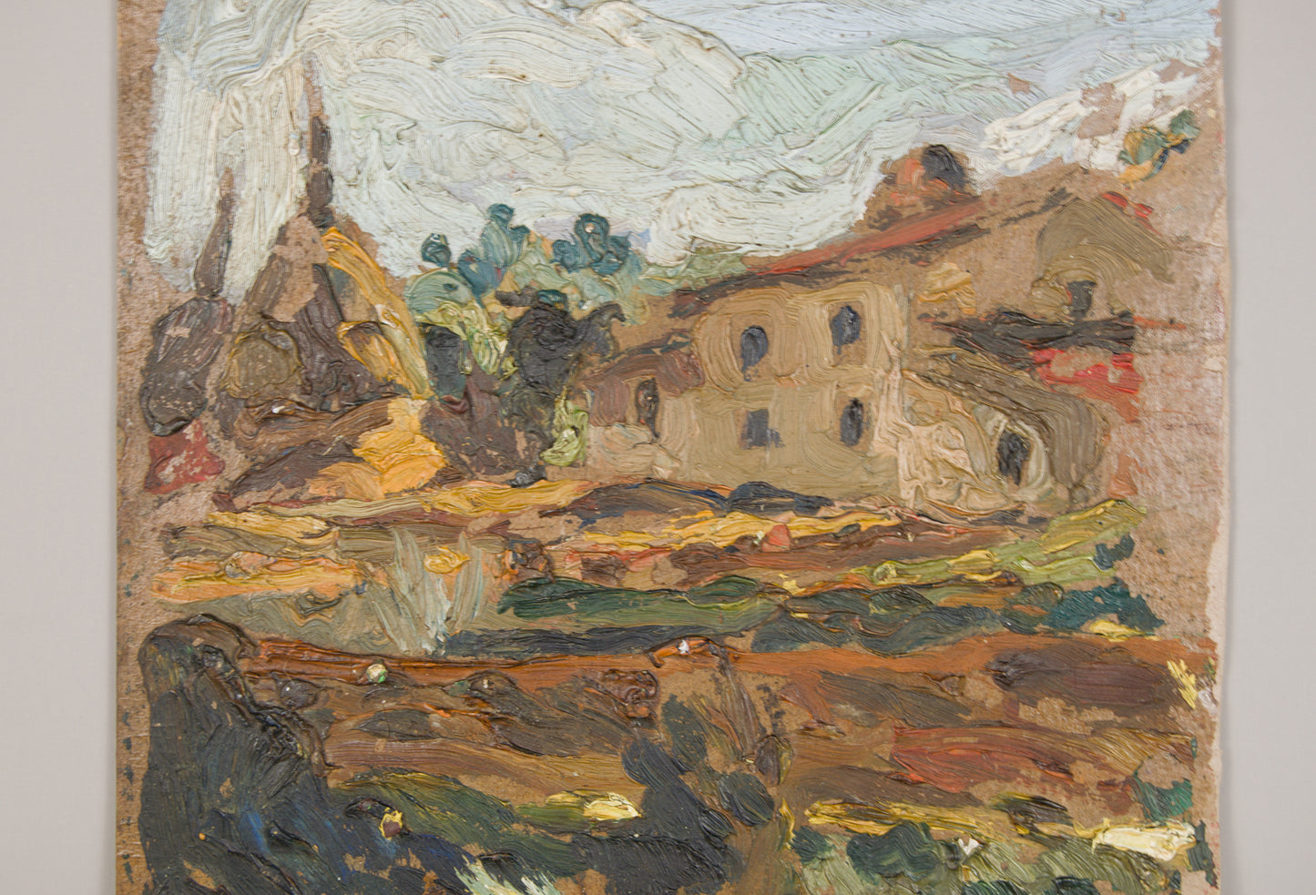 Joan Abelló | La Explosión del Paisaje (Explosivismo) | Óleo Original sobre Tabla