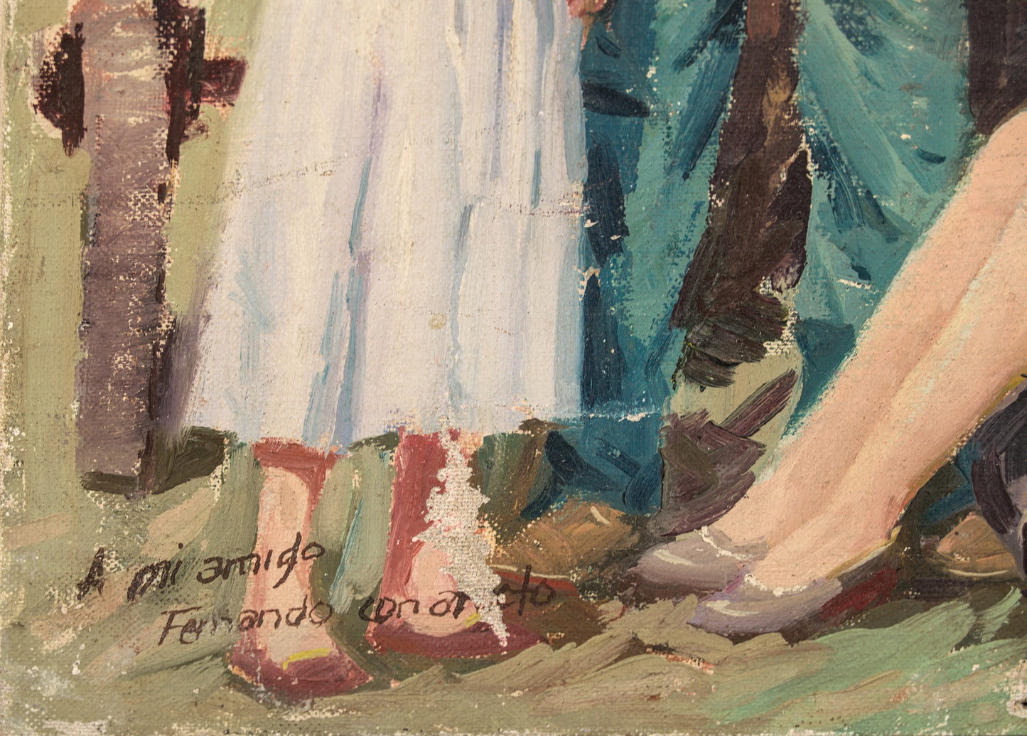 Domingo Campoy | Costumbrismo Mediterráneo: "Gitanets" | Óleo sobre Lienzo