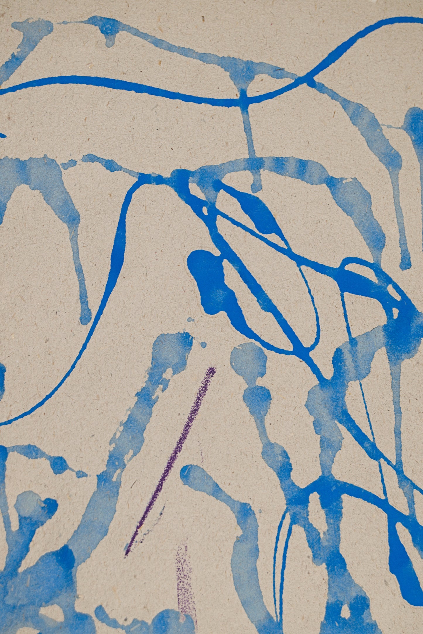 FRAN LOK | ABSTRACCIÓN GESTUAL (1968) | TÉCNICA MIXTA (CERA Y ACUARELA) | INFORMALISMO