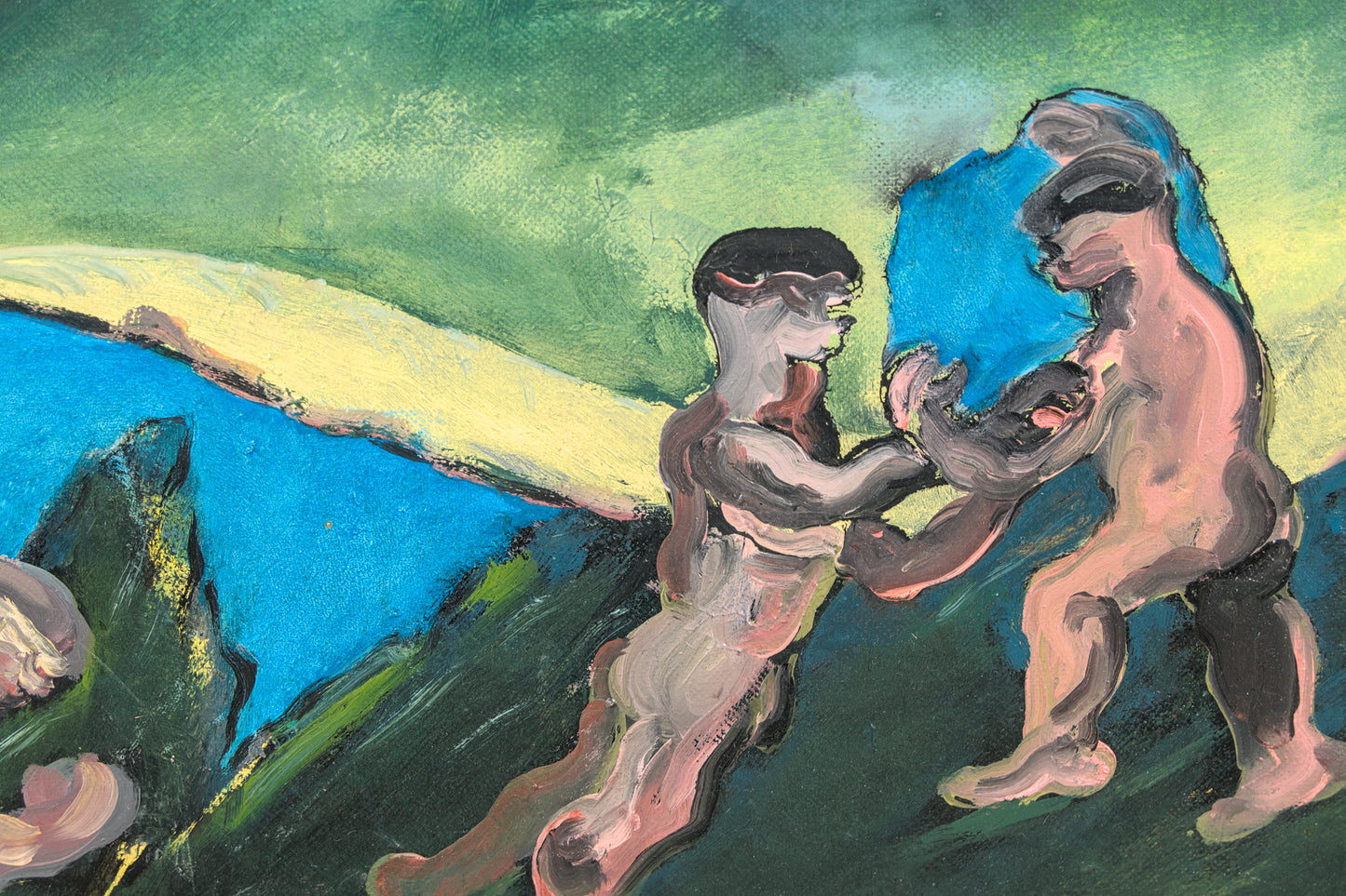 Rufino de Mingo | Surrealismo Orgánico | "Marea Negra" 2002 | Óleo sobre Lienzo