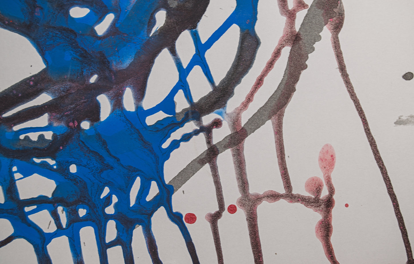 FRAN LOK | ABSTRACCIÓN GESTUAL (1968) | TACHISMO Y ACTION PAINTING | ACUARELA ORIGINAL